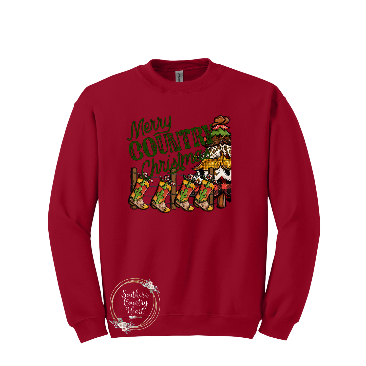 Merry Country Christmas Sweatshirt