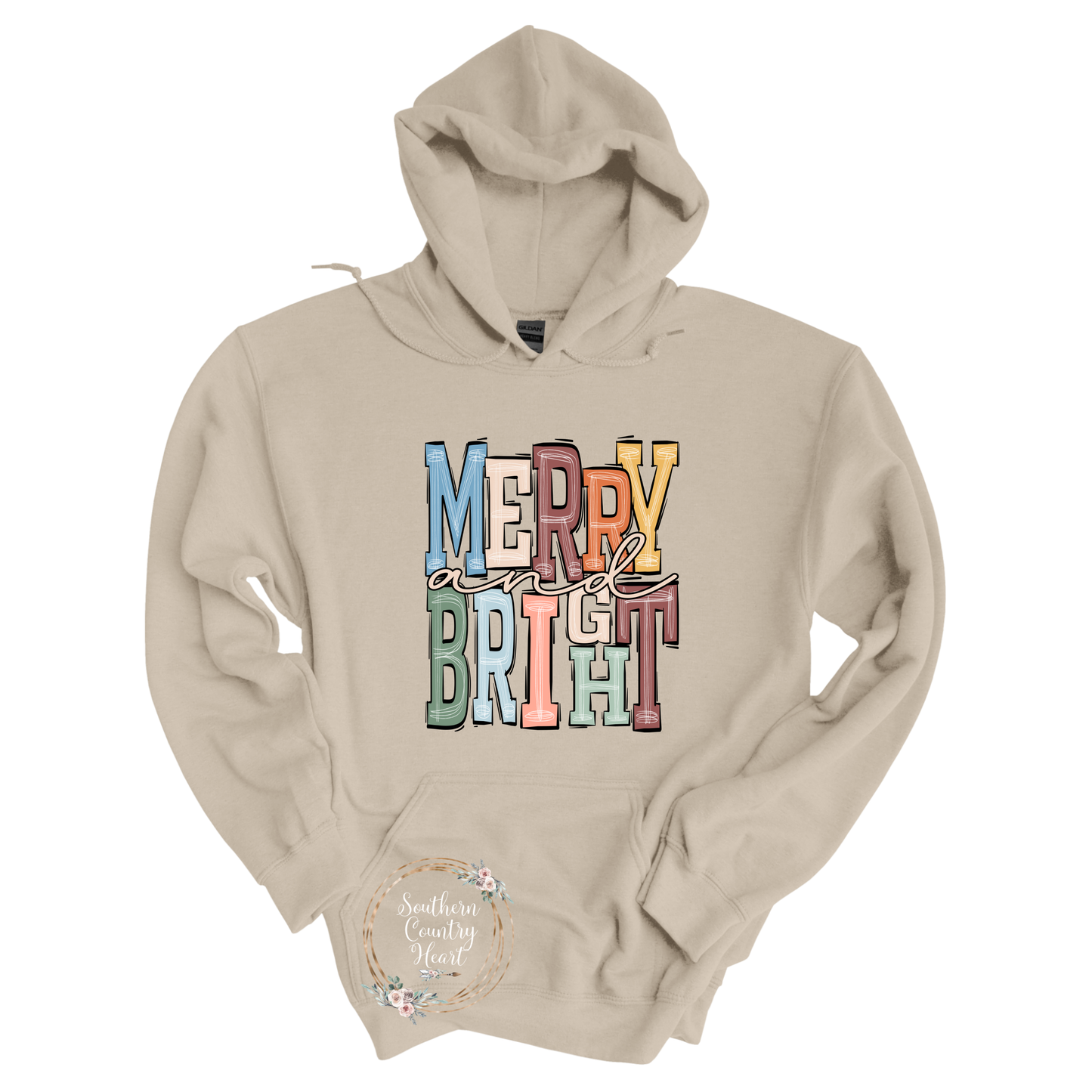 Boho Merry & Bright Hoodie