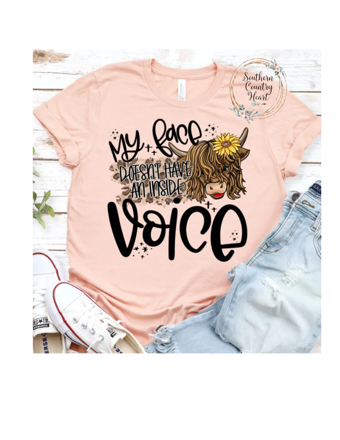 My Face Doesn't Have An Inside Voice Tee-Shirt