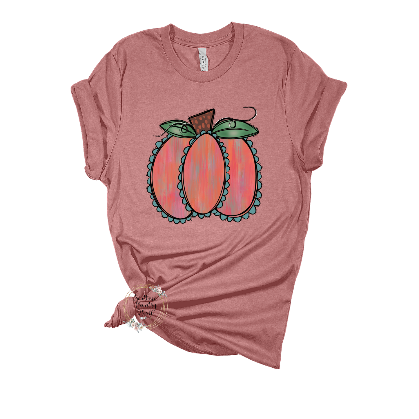 Painted Pumpkin Tee-Shirt