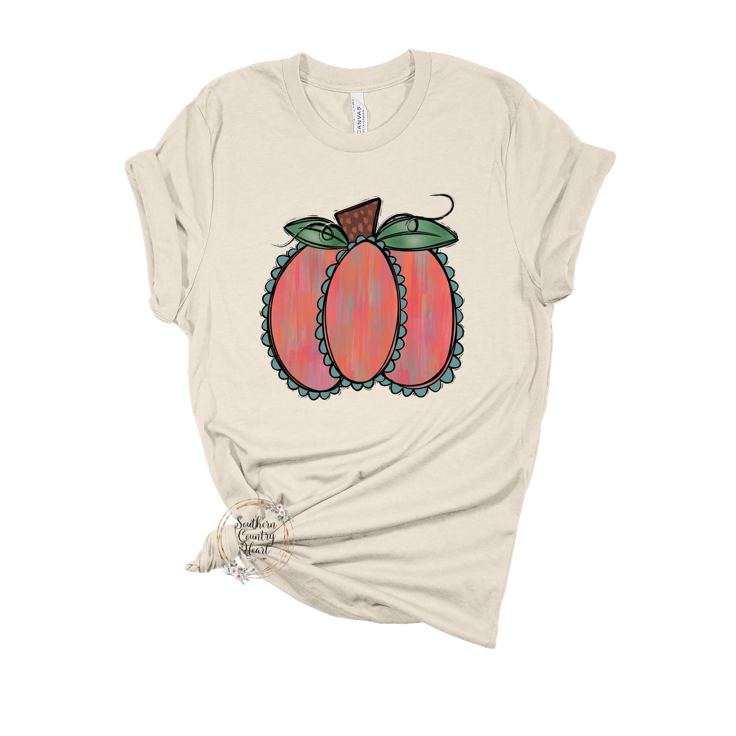 Painted Pumpkin Tee-Shirt