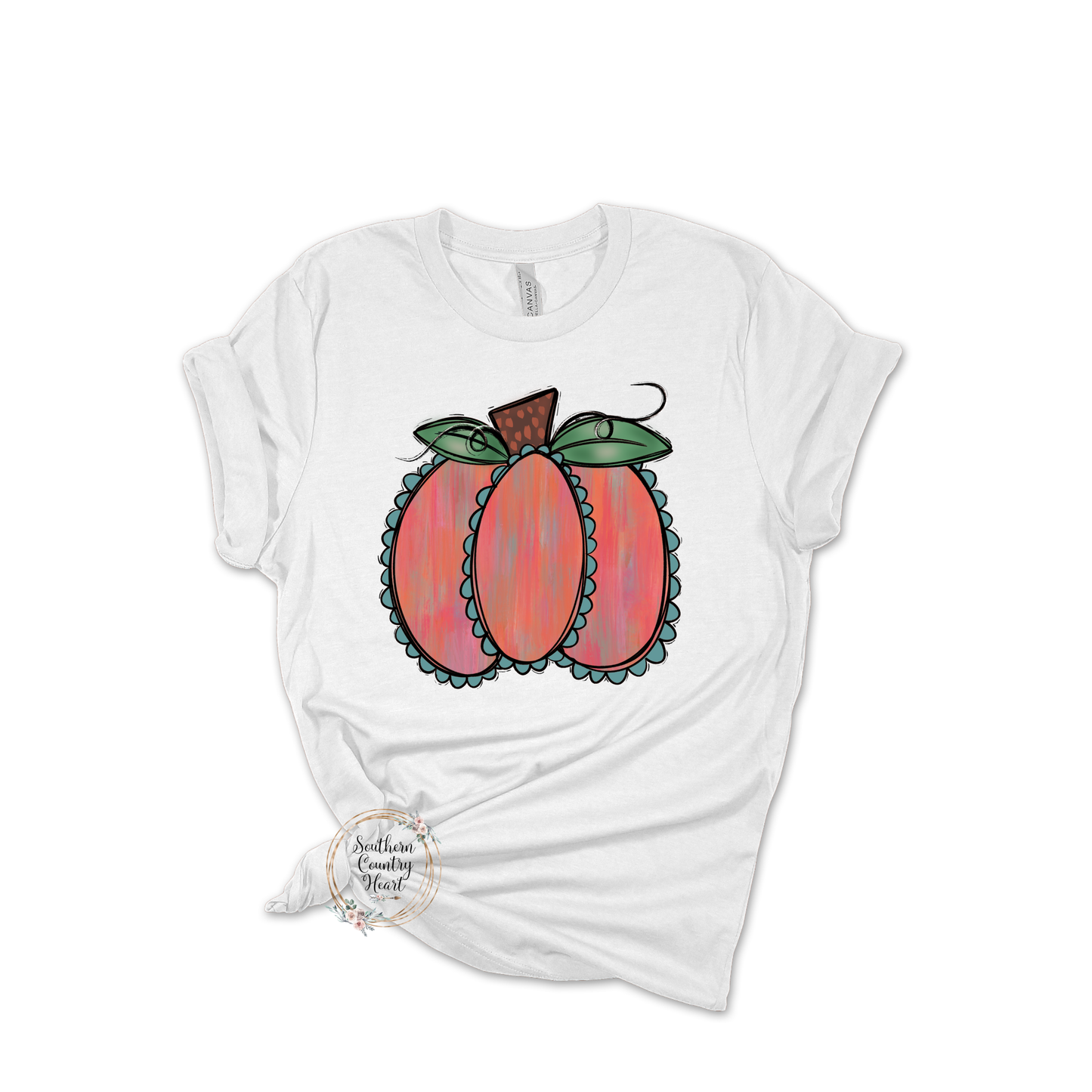 Painted Pumpkin Tee-Shirt