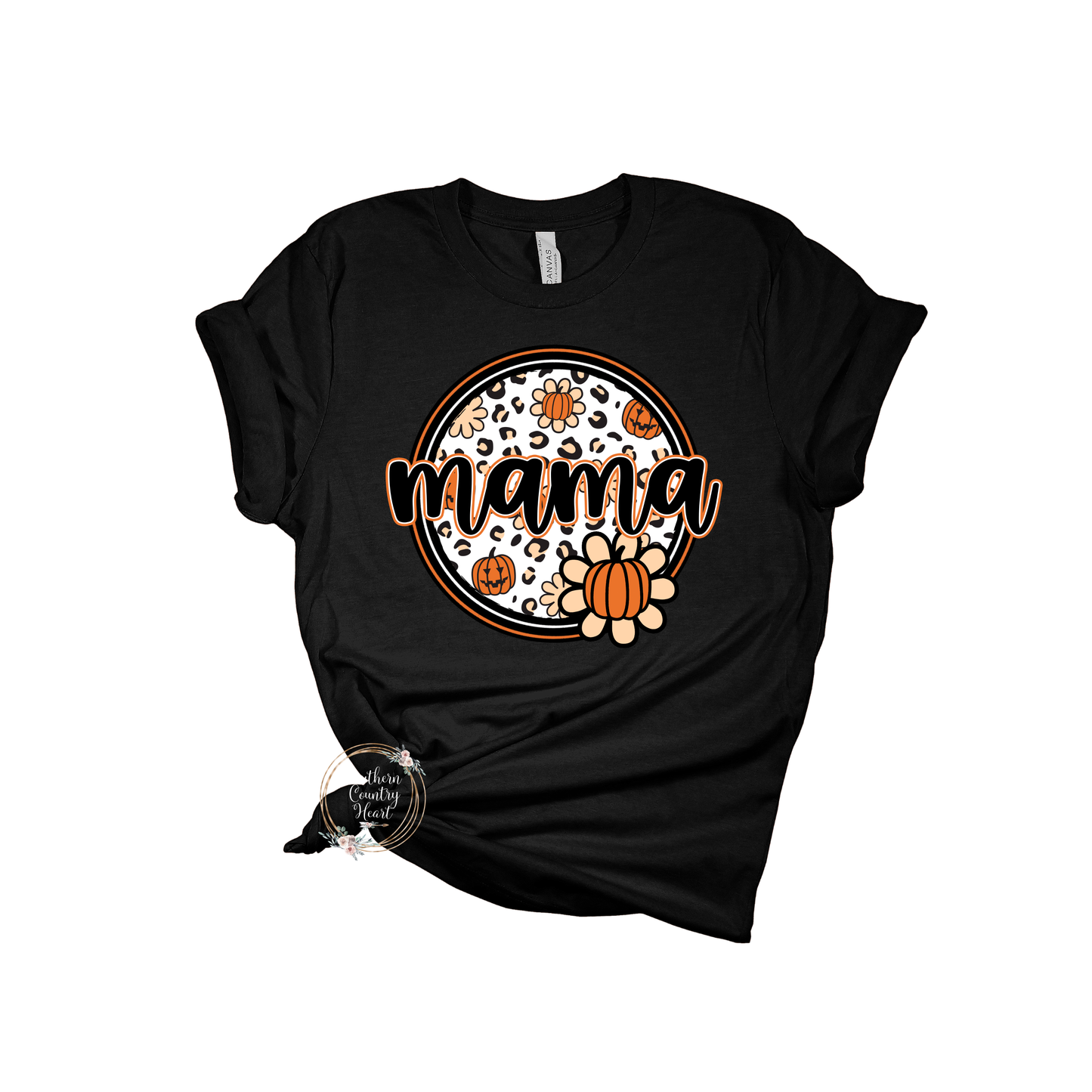 Pumpkin Circle Mama Tee-Shirt