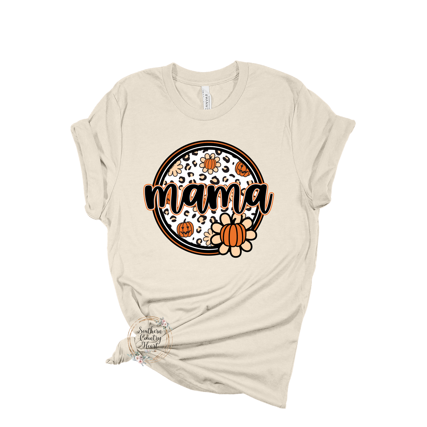 Pumpkin Circle Mama Tee-Shirt