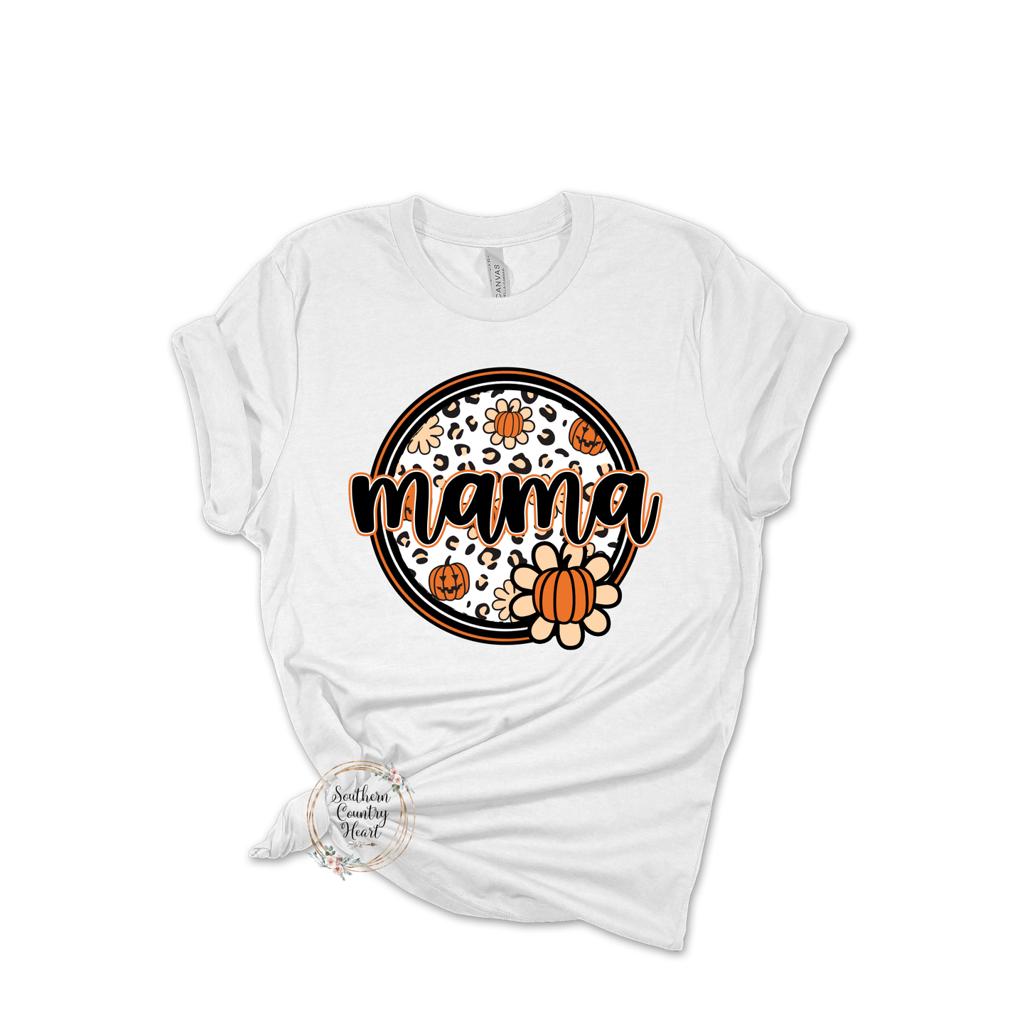 Pumpkin Circle Mama Tee-Shirt