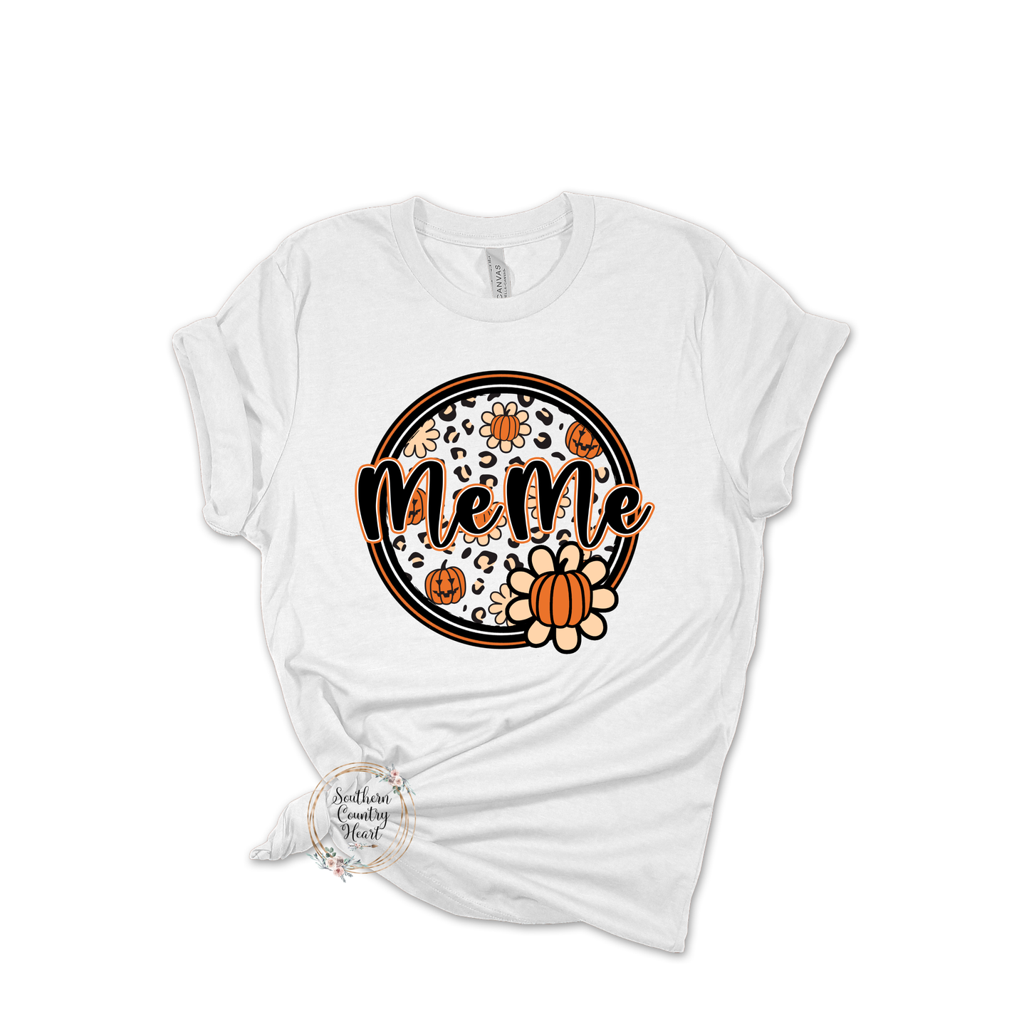 Pumpkin Circle MeMe Tee-Shirt