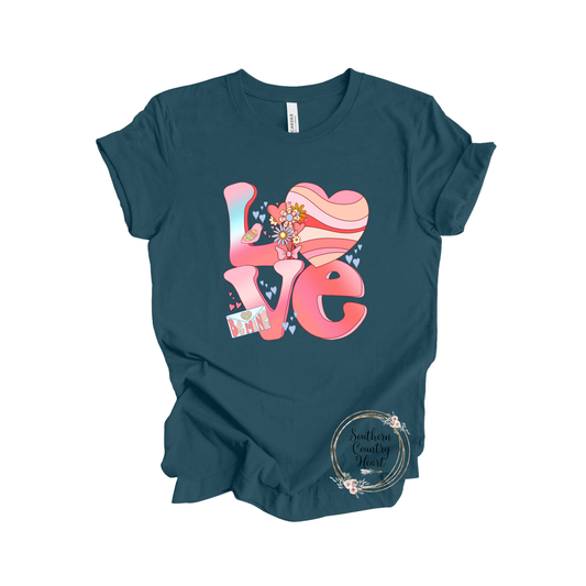 Retro Love Tee-Shirt