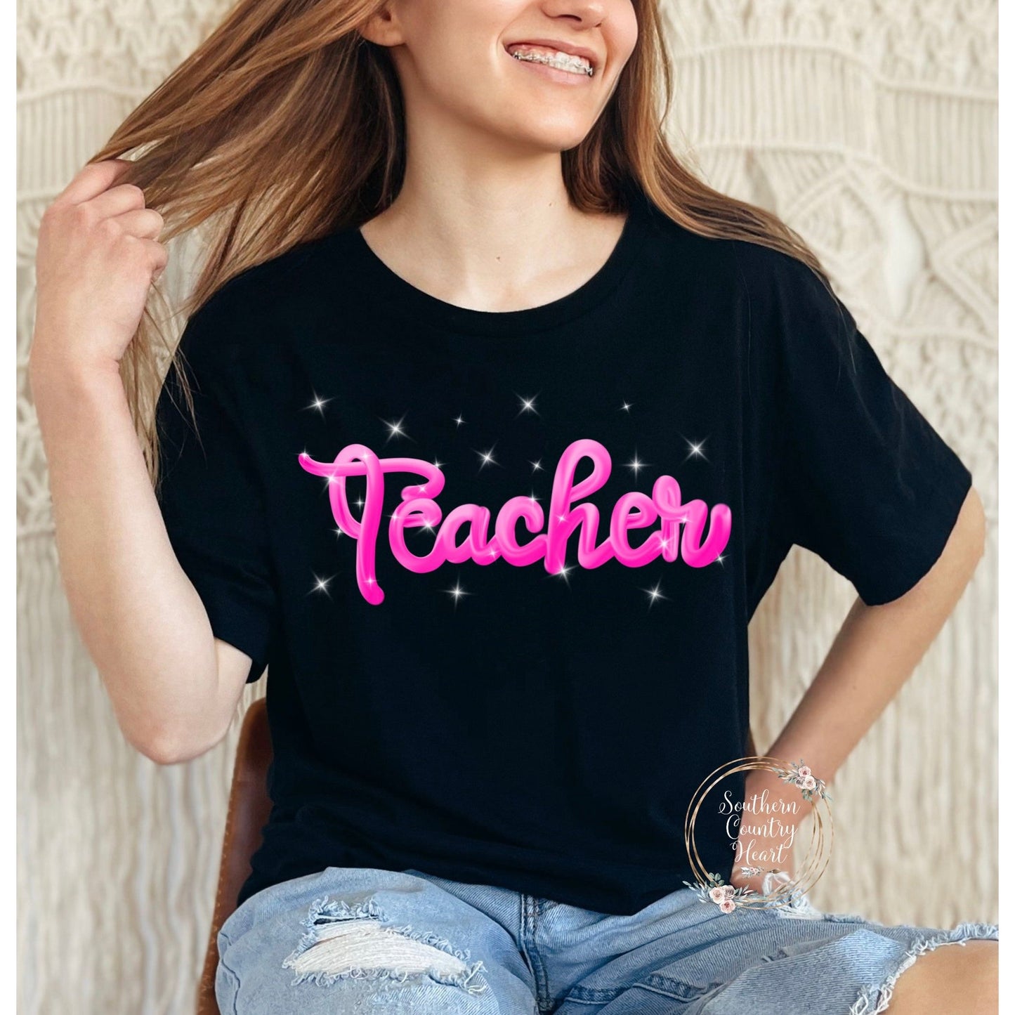 Teacher Hot Pink Tee-Shirt