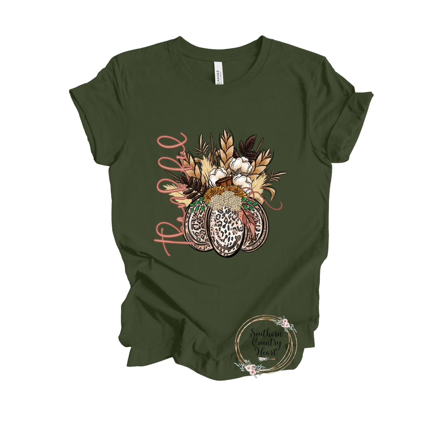 Thankful Fall Pumpkin Tee-Shirt