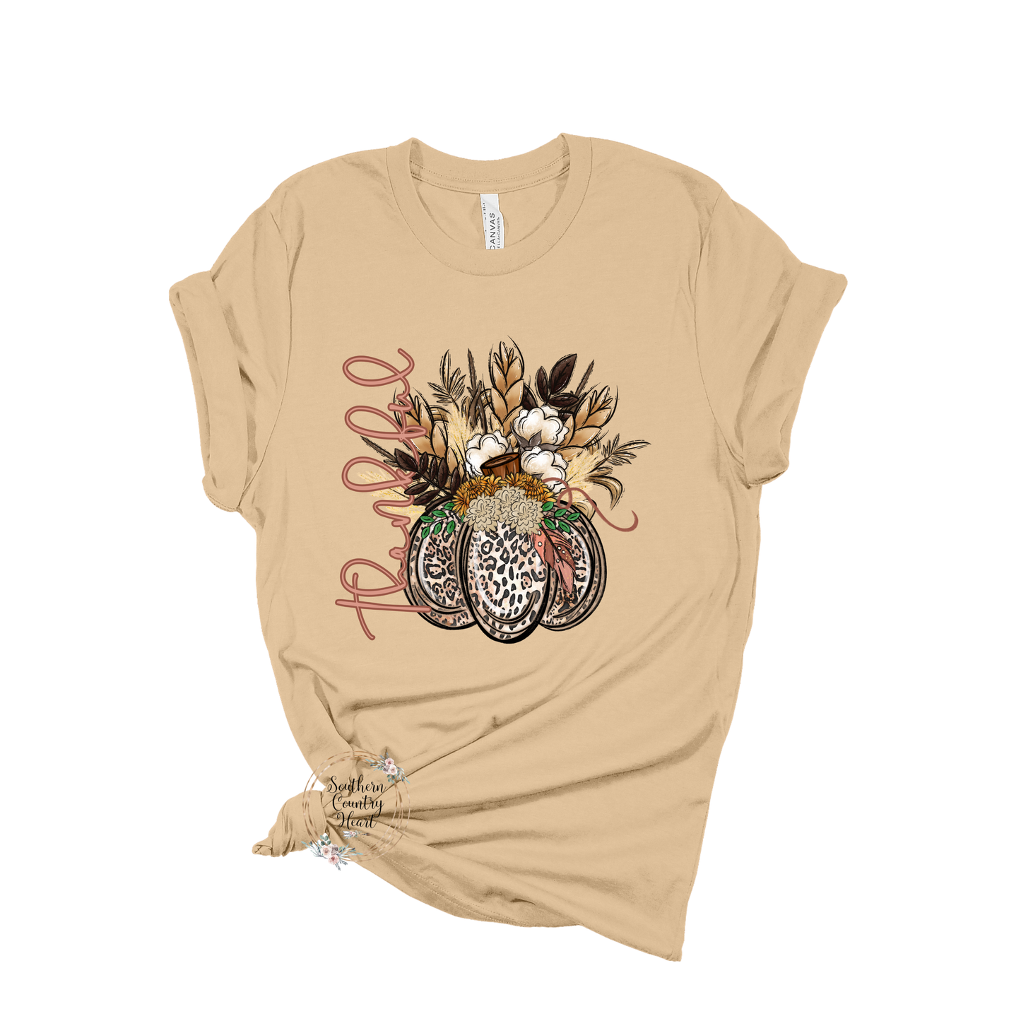 Thankful Fall Pumpkin Tee-Shirt