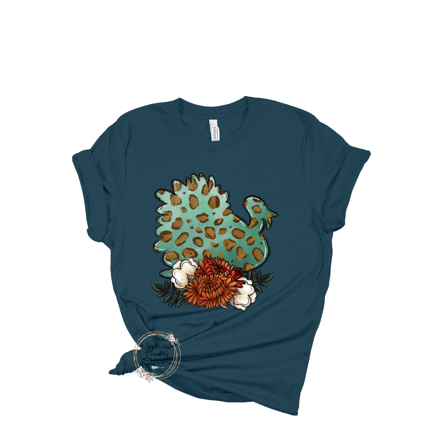 Turkey with Flowers Tee-Shirt