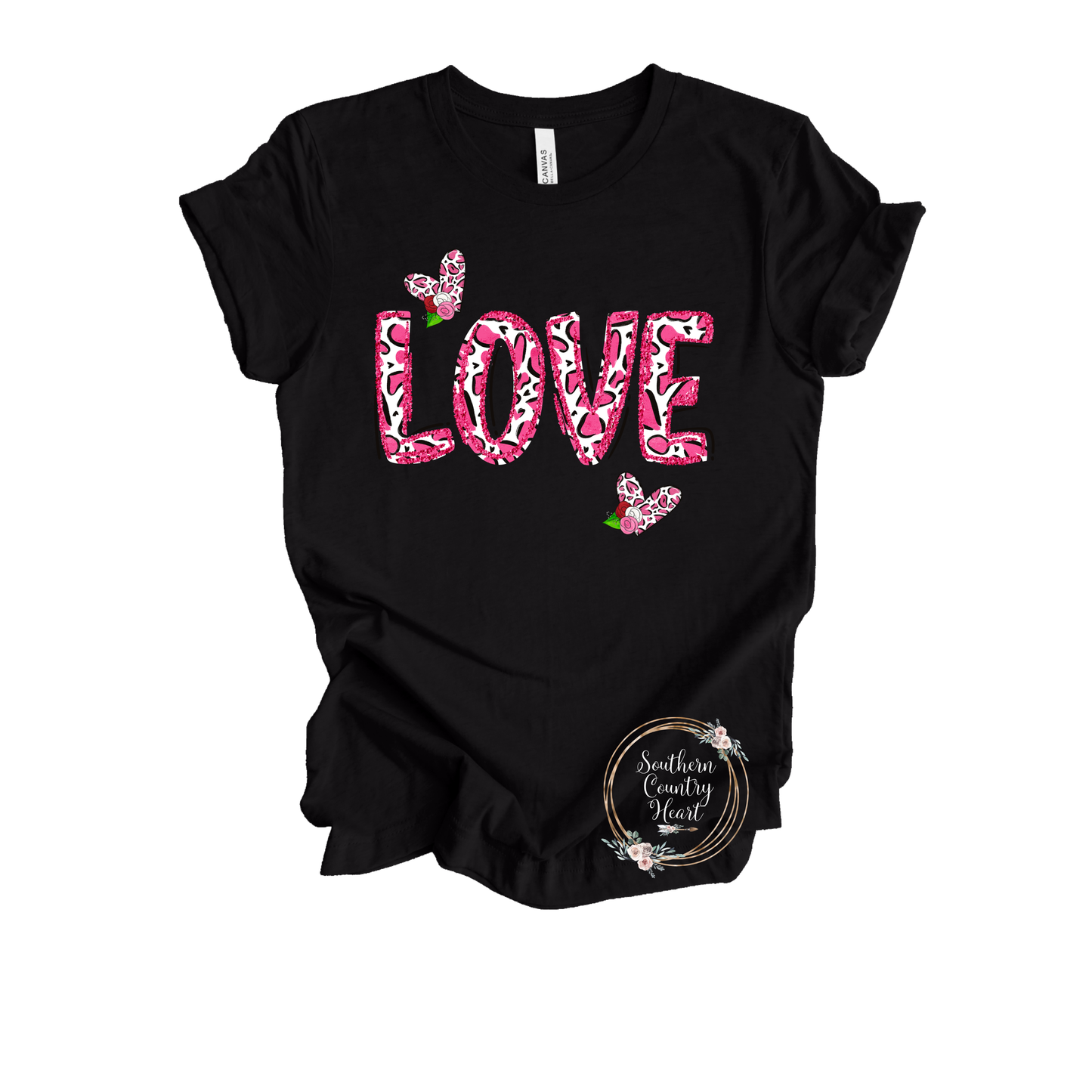 Valentine Sparkle Love Tee-Shirt