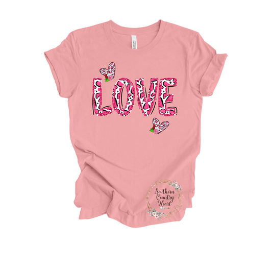 Valentine Sparkle Love Tee-Shirt