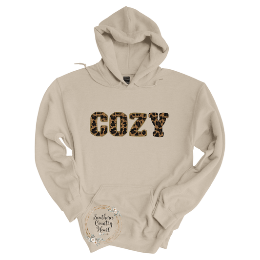 Leopard Cozy Hoodie - southerncountryheart.com