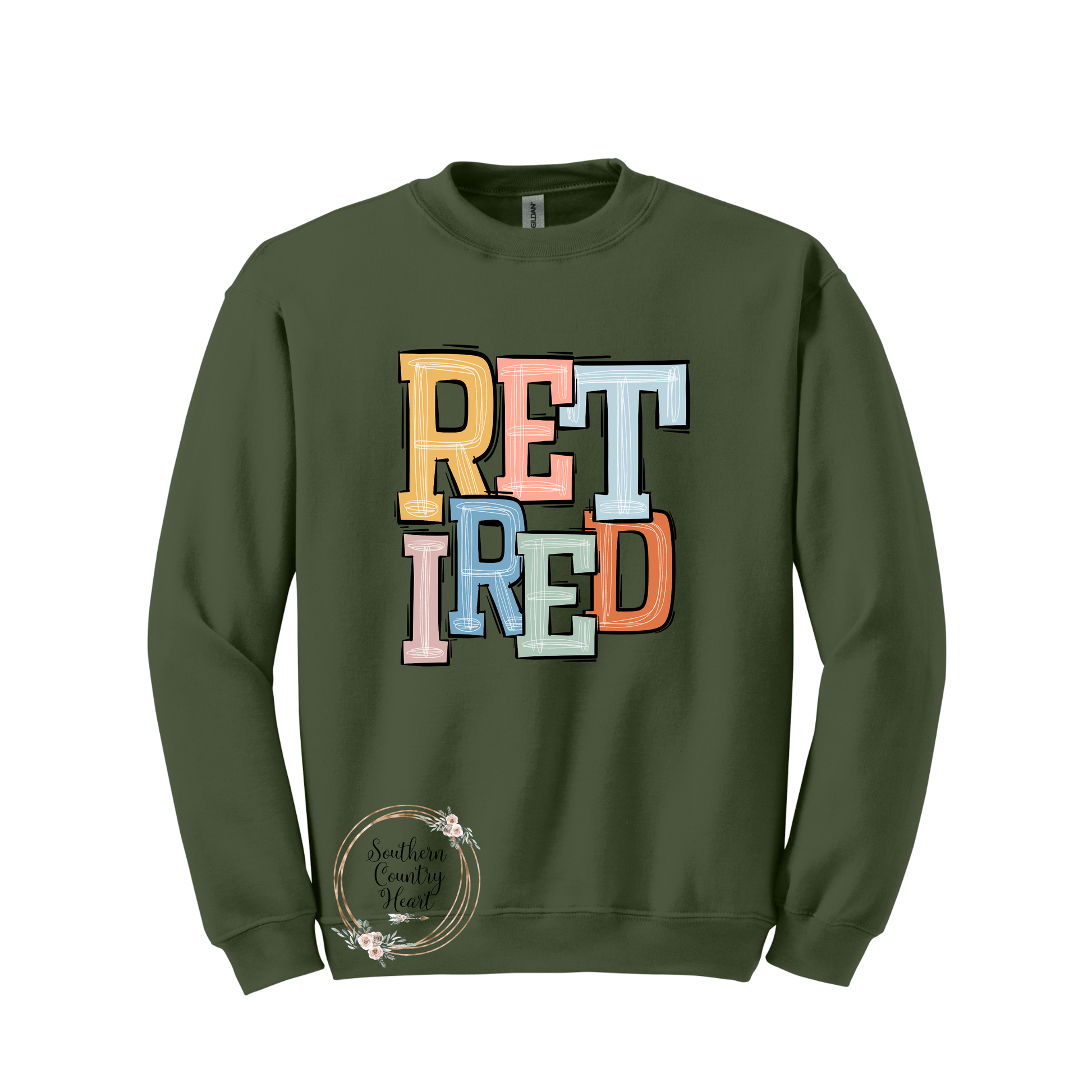 Boho Retired Sweatshirt - southerncountryheart.com