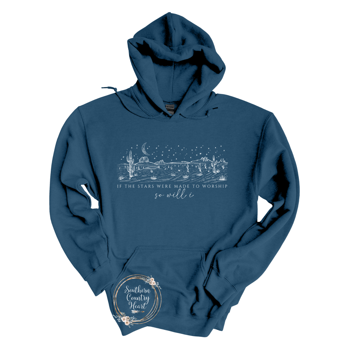 If The Stars Were Made To Worship Hoodie - southerncountryheart.com