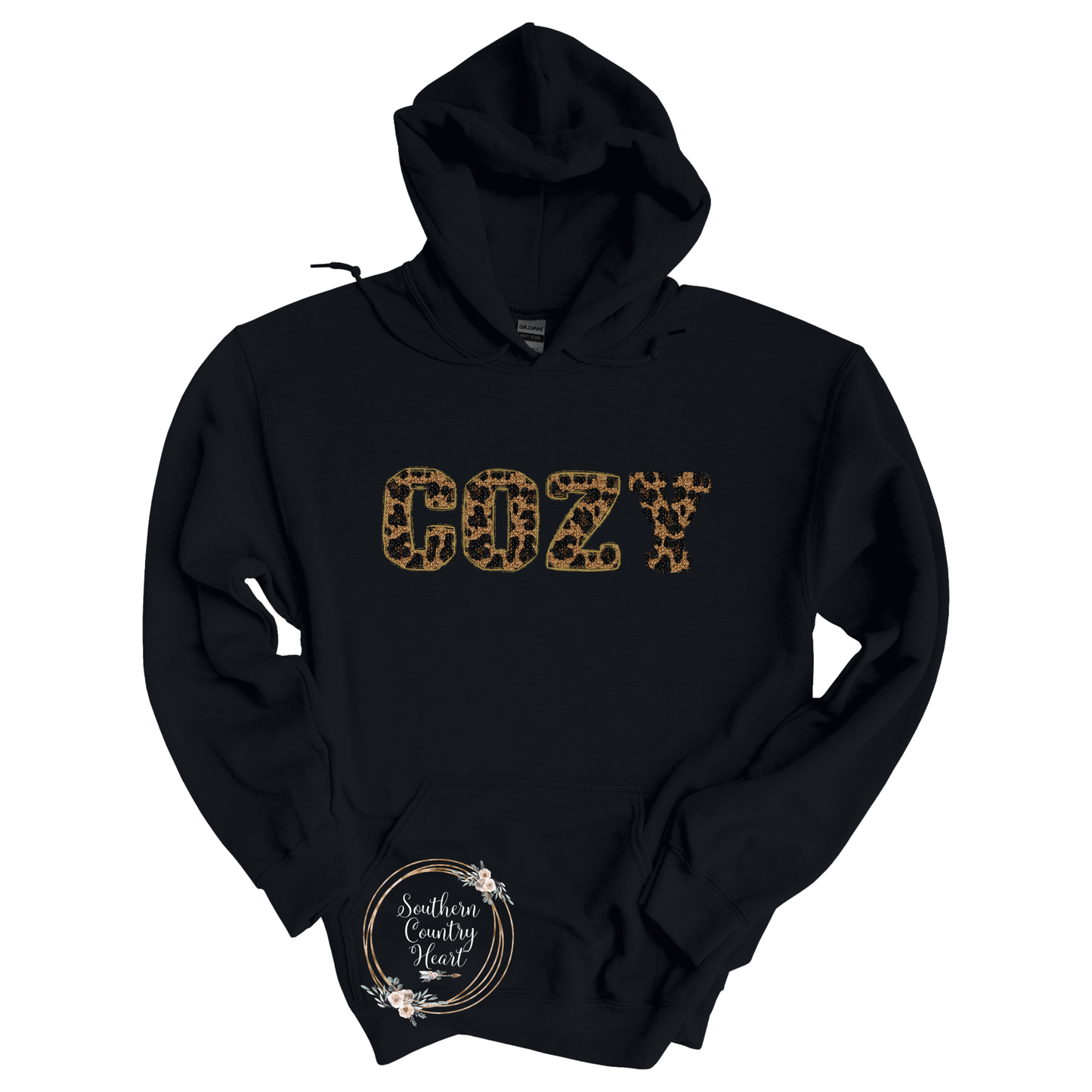 Leopard Cozy Hoodie - southerncountryheart.com