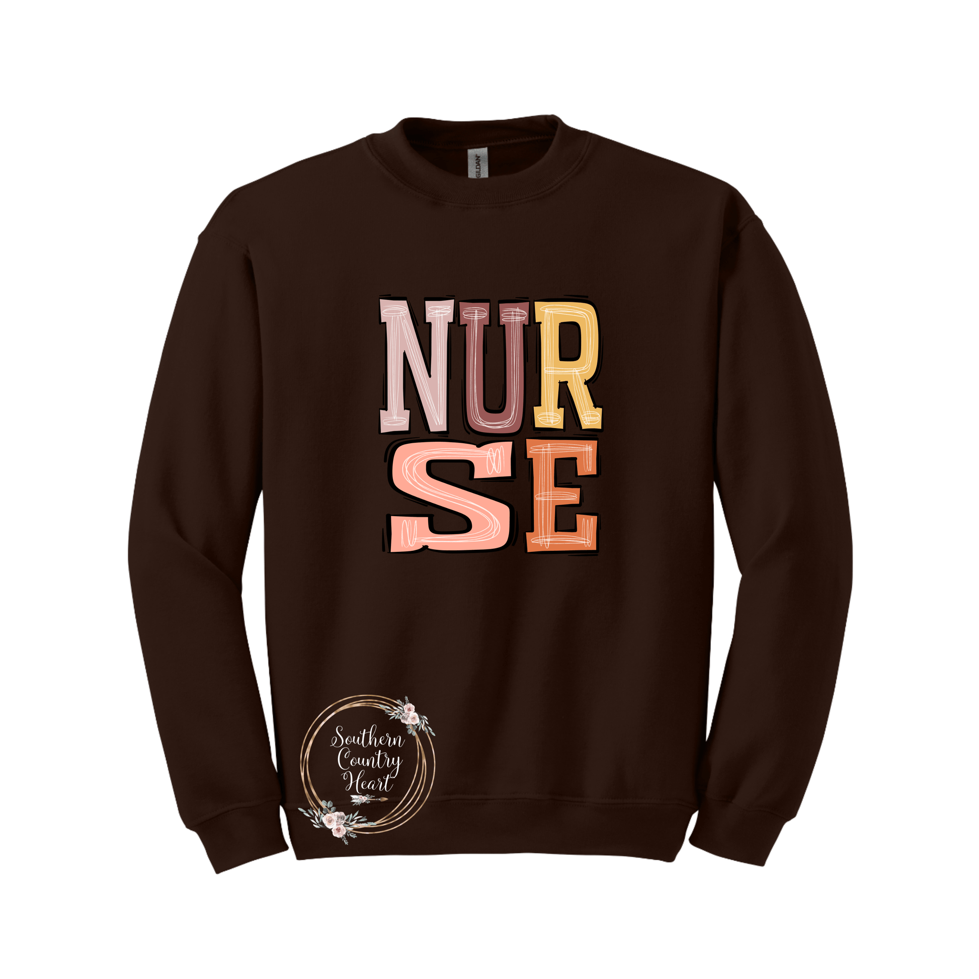 Boho Nurse Sweatshirt - southerncountryheart.com