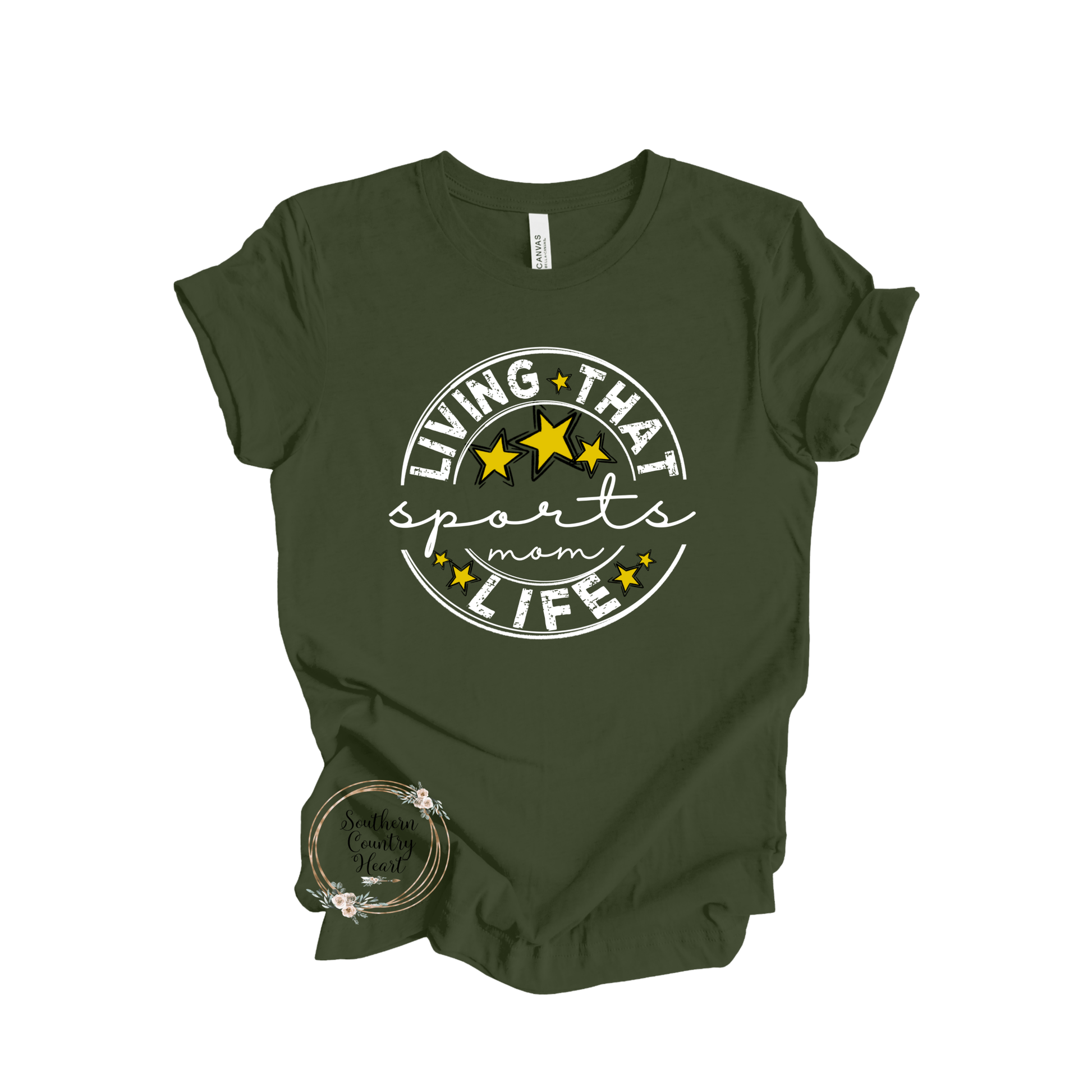 Living that Sports Mom Life Tee - Shirt - southerncountryheart.com