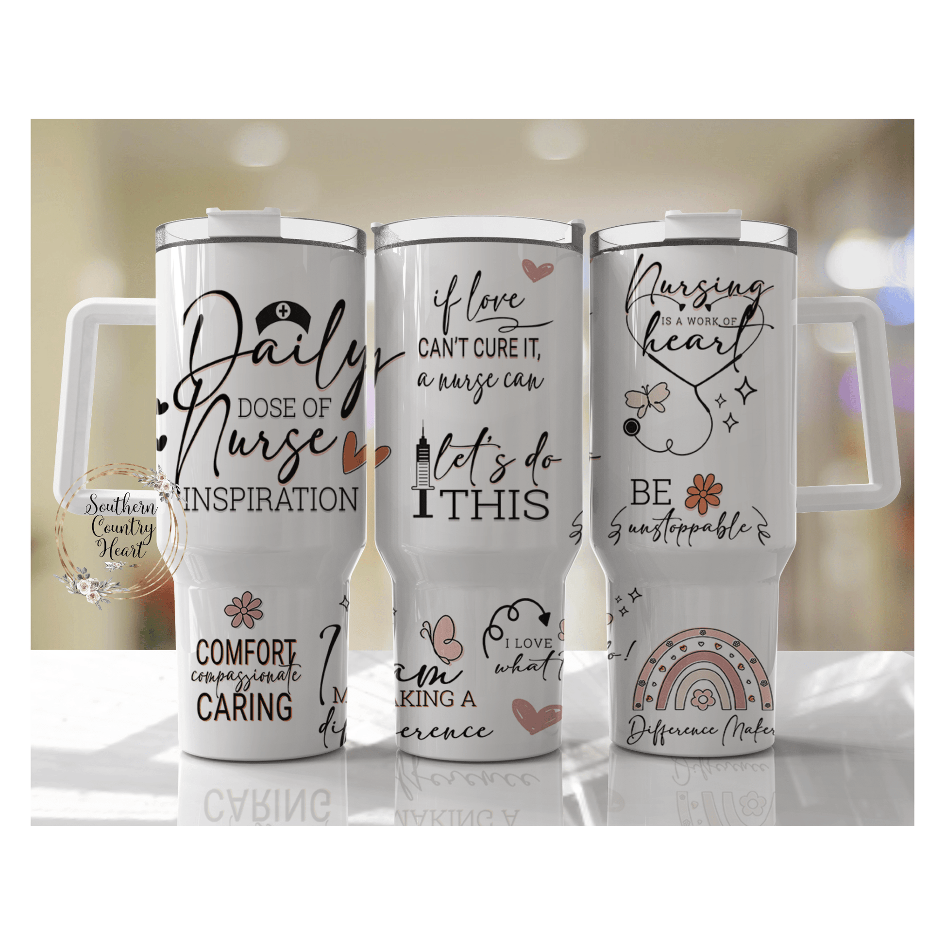 Nurse Inspiration - 40oz Tumbler - southerncountryheart.com