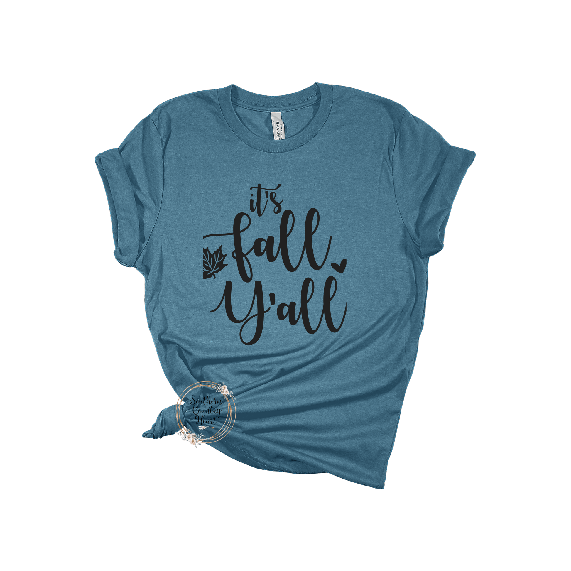 It's Fall Y'all Tee - Shirt - southerncountryheart.com
