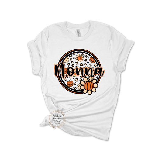 Pumpkin Circle Nonna Tee - Shirt - southerncountryheart.com