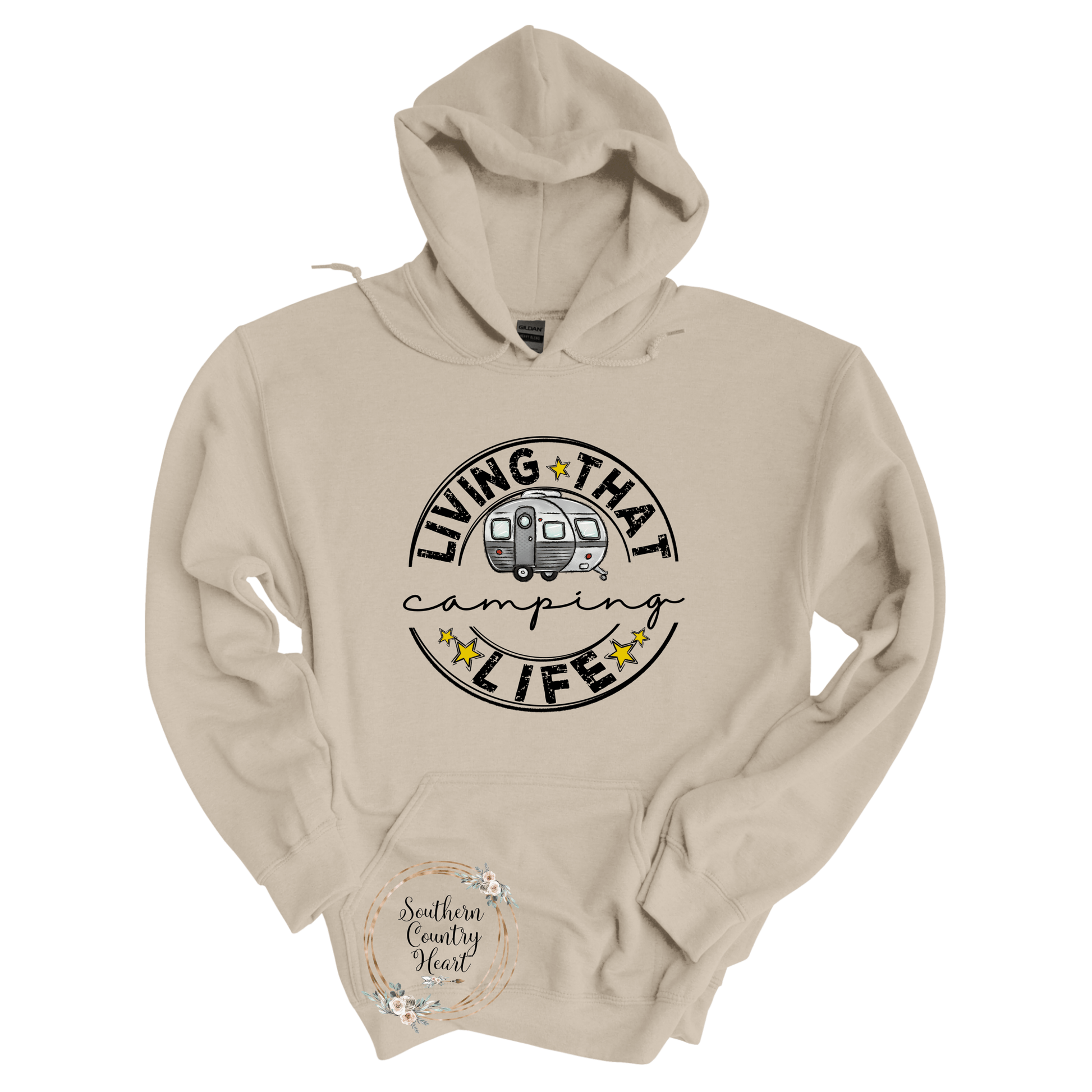 Living That Camping Life Hoodie - southerncountryheart.com