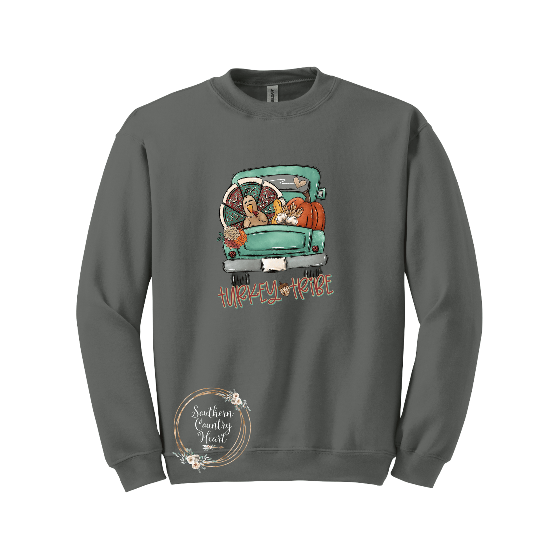 Turkey Tribe Sweatshirt - southerncountryheart.com
