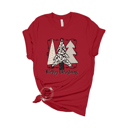 Boho Merry Christmas Tee - Shirt - southerncountryheart.com