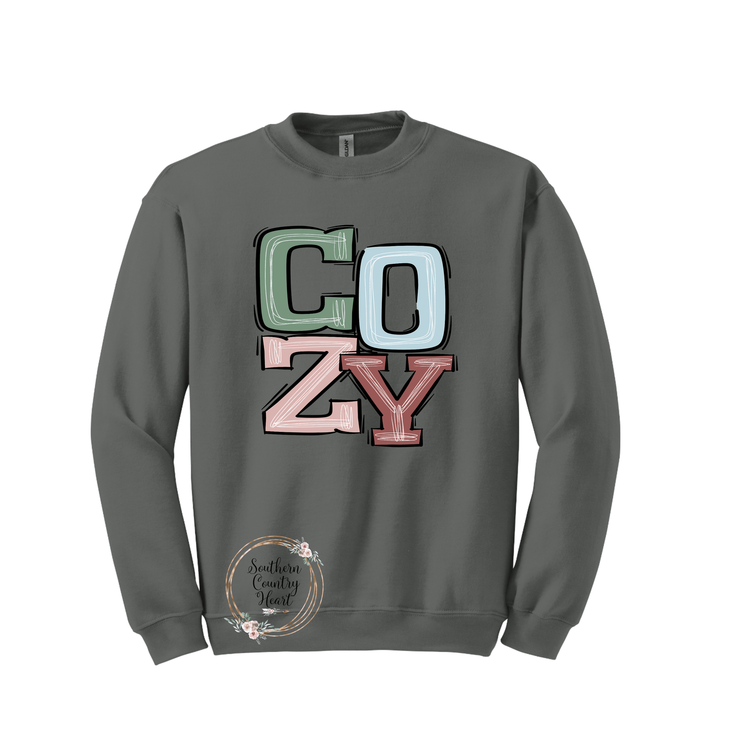 Boho Cozy Sweatshirt - southerncountryheart.com