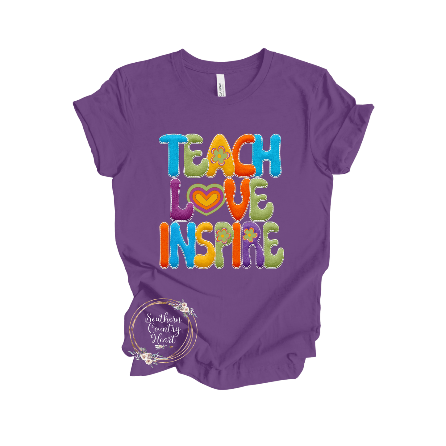 Teach Love Inspire Tee - Shirt - southerncountryheart.com