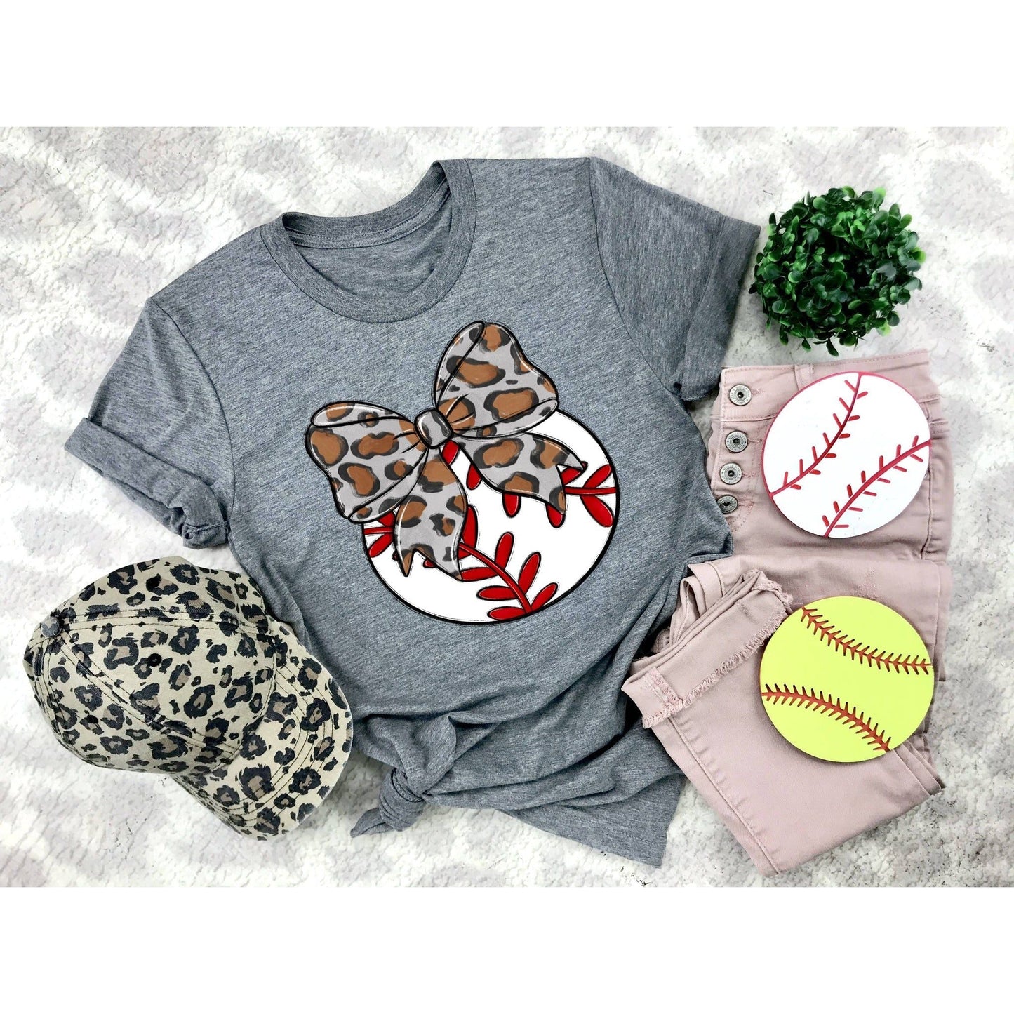 Bows and Baseball Tee - Shirt - southerncountryheart.com