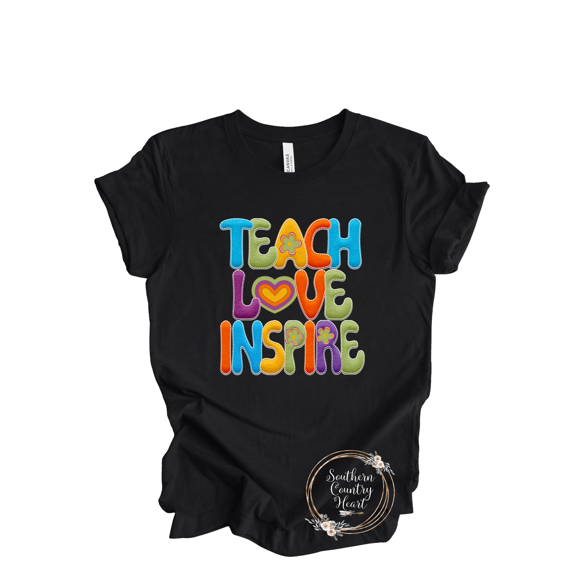 Teach Love Inspire Tee - Shirt - southerncountryheart.com