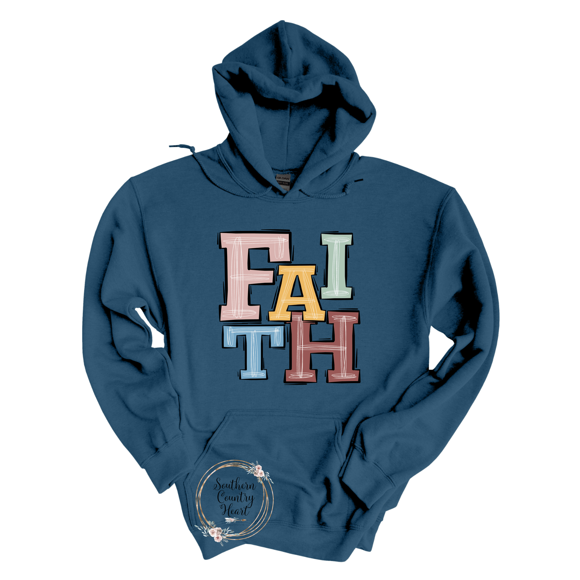 Boho Faith Hoodie - southerncountryheart.com