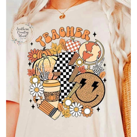 Teacher Collab Tee - Shirt - southerncountryheart.com