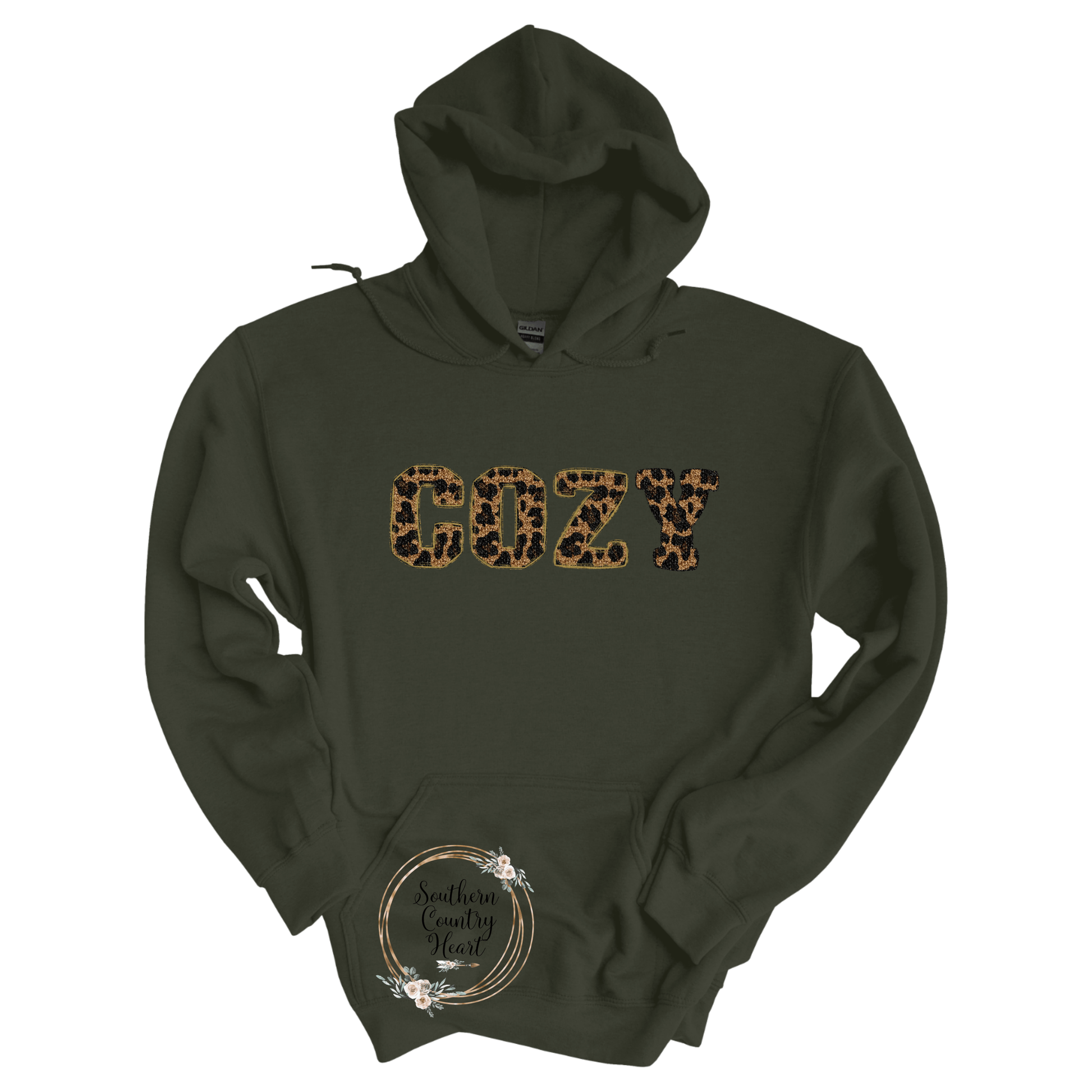 Leopard Cozy Hoodie - southerncountryheart.com