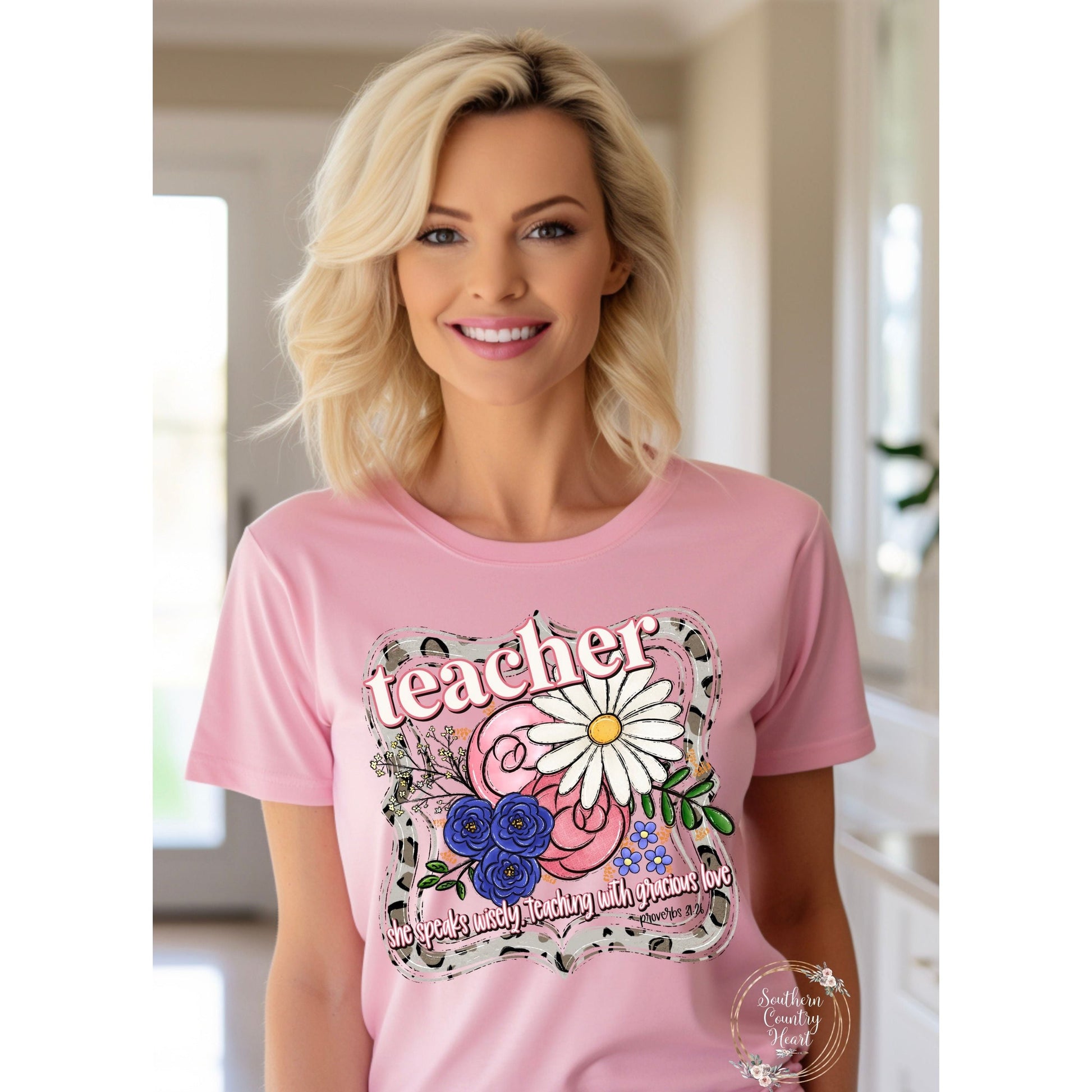She Speaks Wisely Teacher Tee - Shirt - southerncountryheart.com