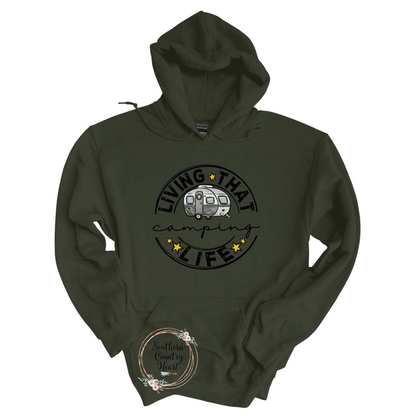 Living That Camping Life Hoodie - southerncountryheart.com