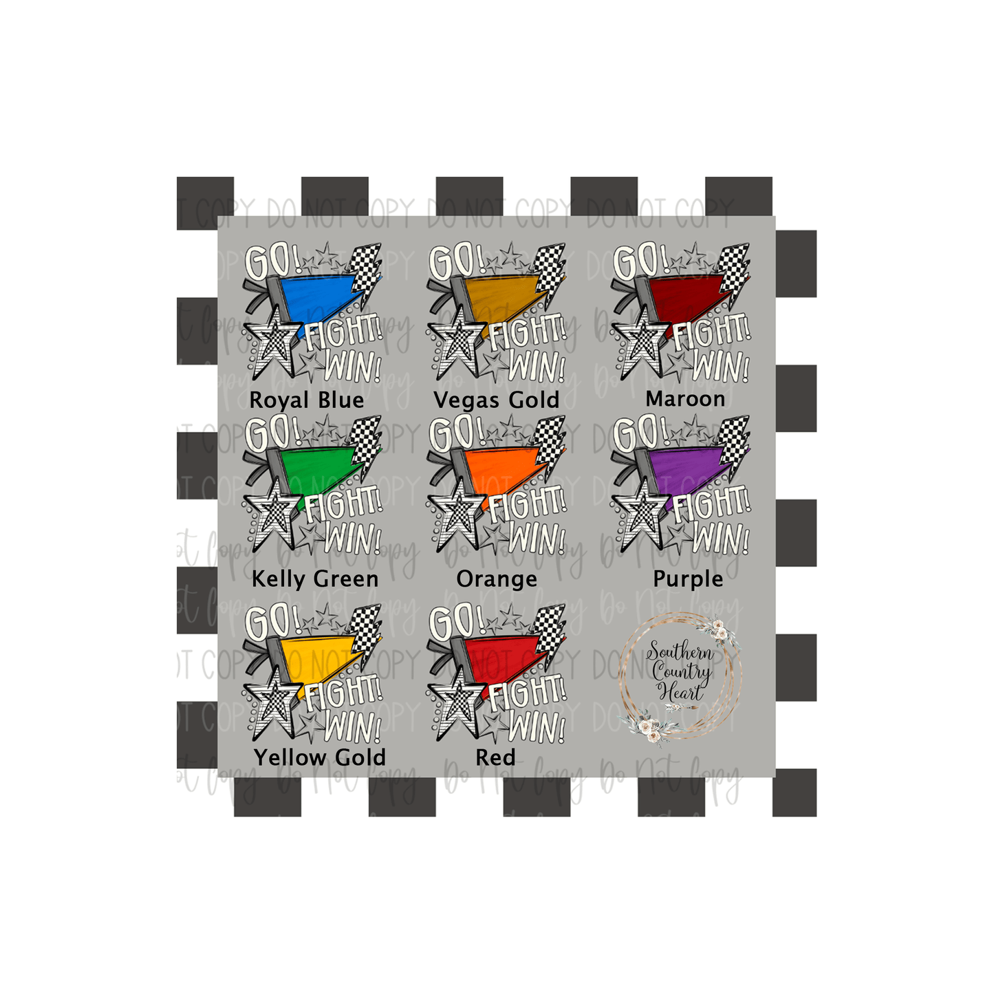 Go Fight Win Tee - Shirt - southerncountryheart.com