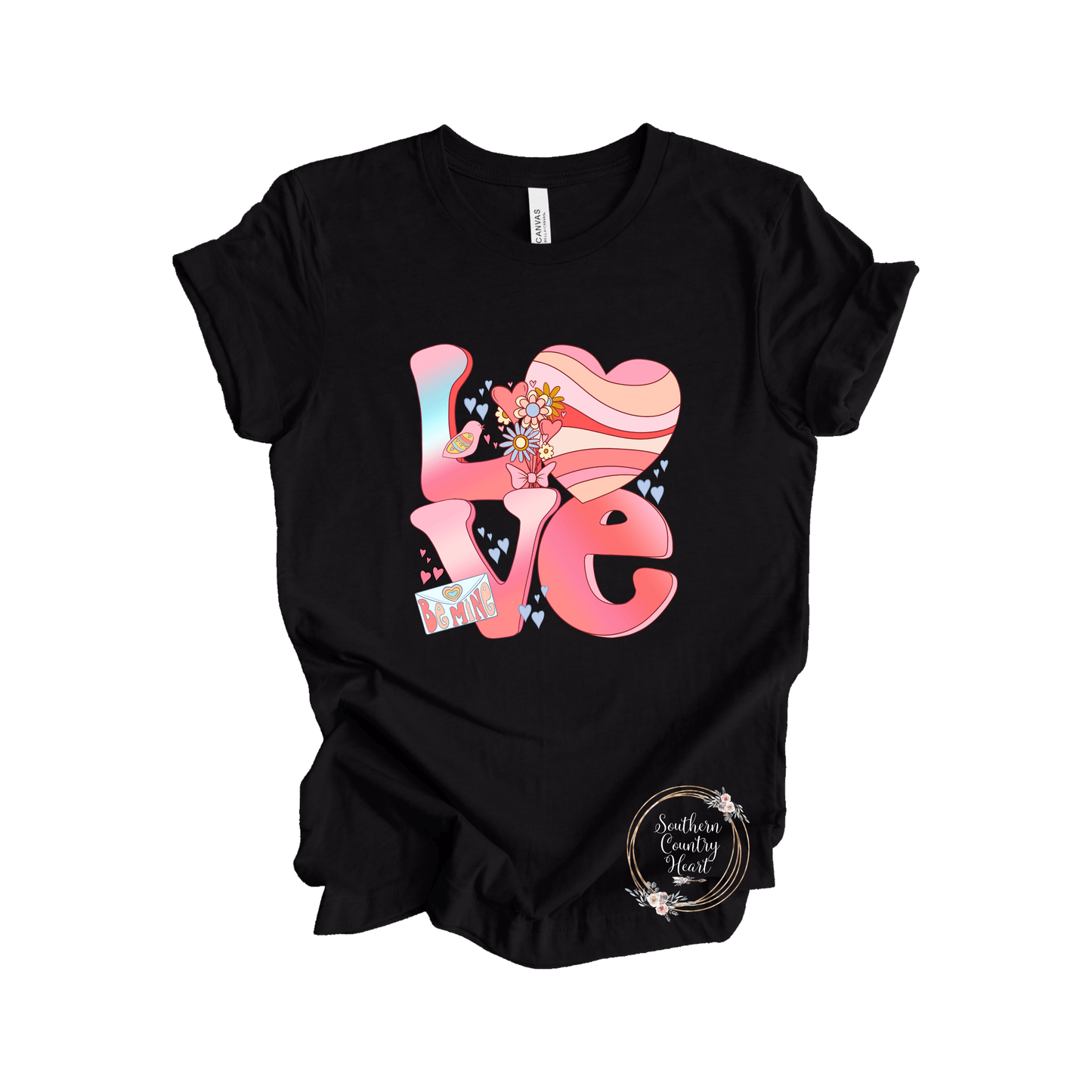 Retro Love Tee - Shirt - southerncountryheart.com