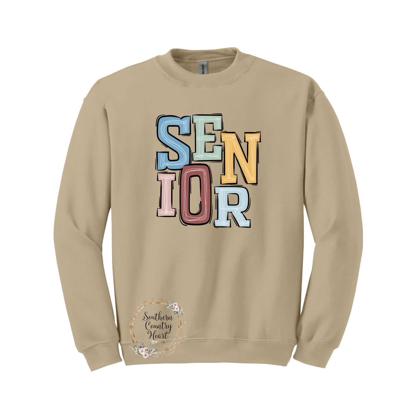 Boho Senior Sweatshirt - southerncountryheart.com