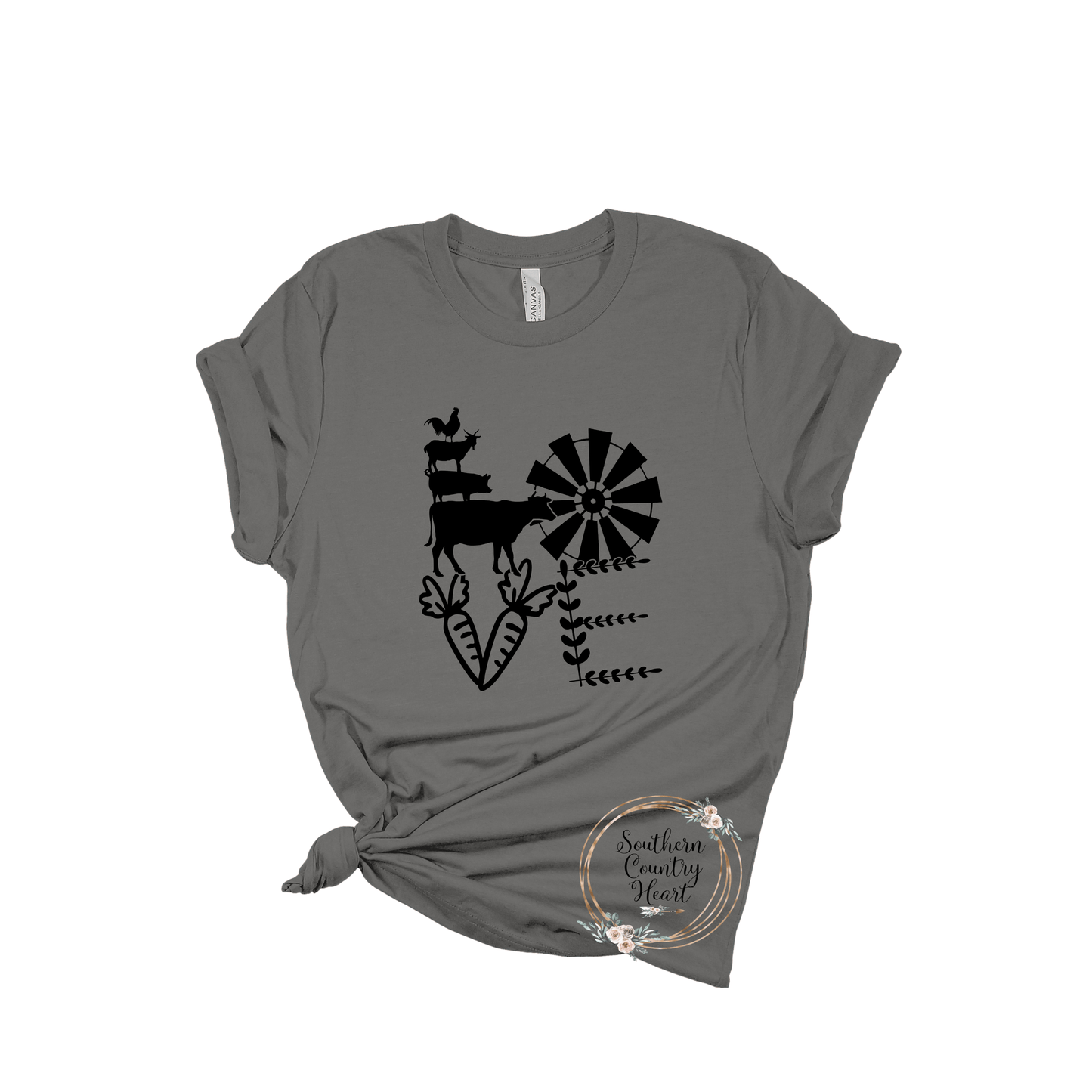 Love Farmhouse Tee - Shirt - southerncountryheart.com