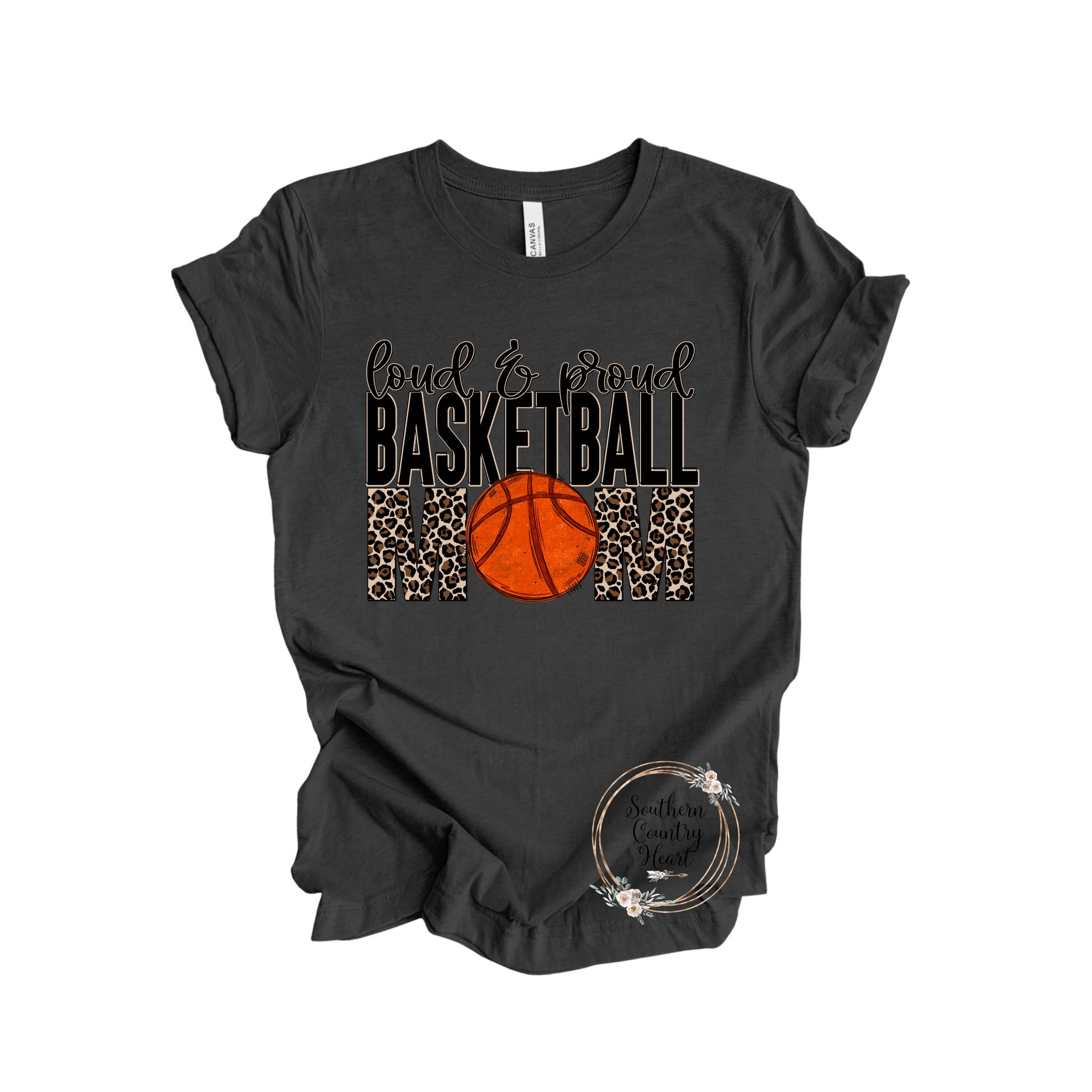 Loud & Proud Basketball Mom Tee - Shirt - southerncountryheart.com