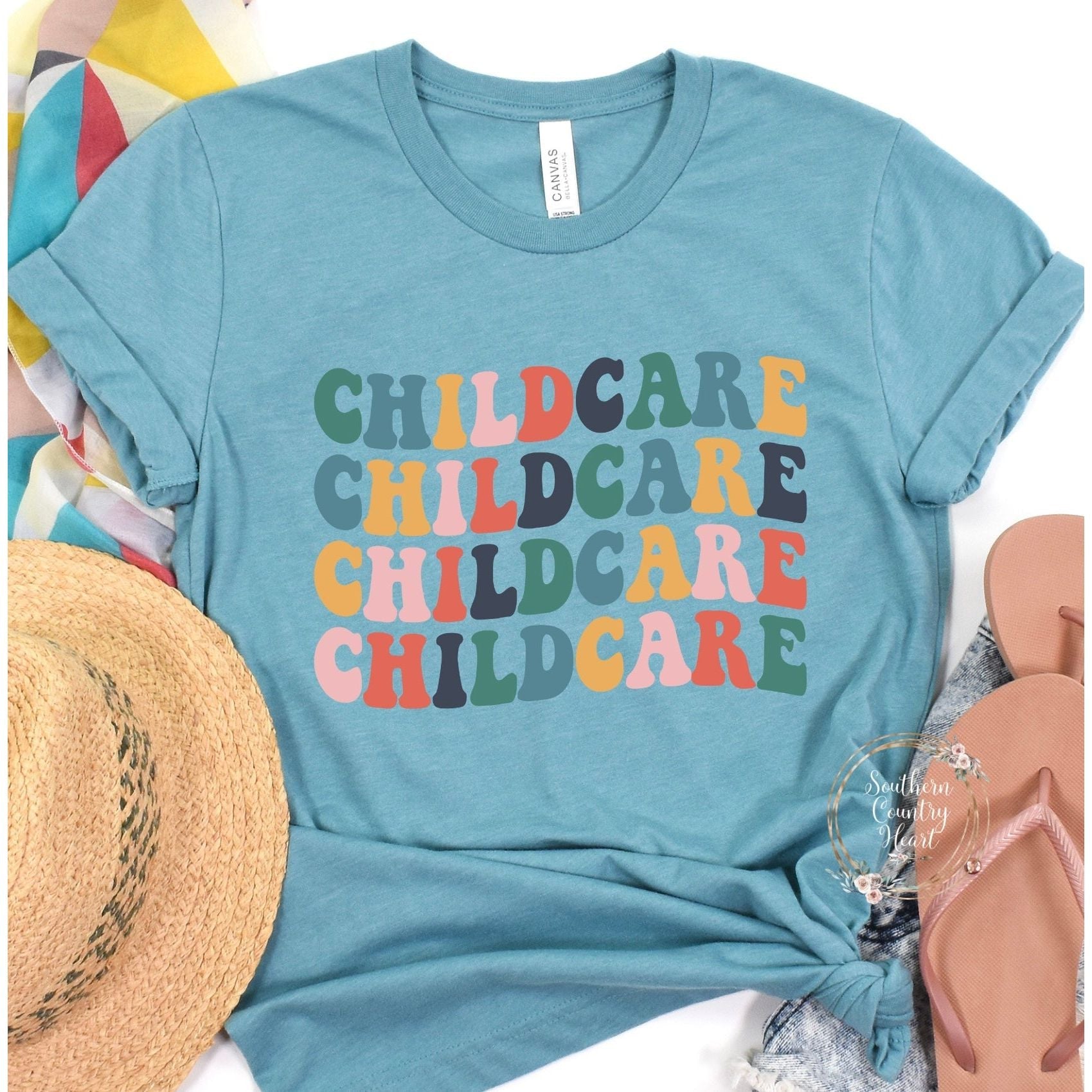 Childcare Childcare Childcare Tee - Shirt - southerncountryheart.com