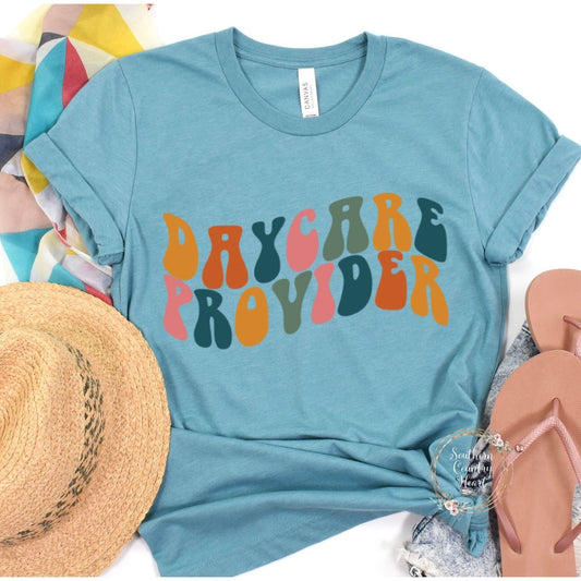 Boho Daycare Provider Tee - Shirt - southerncountryheart.com