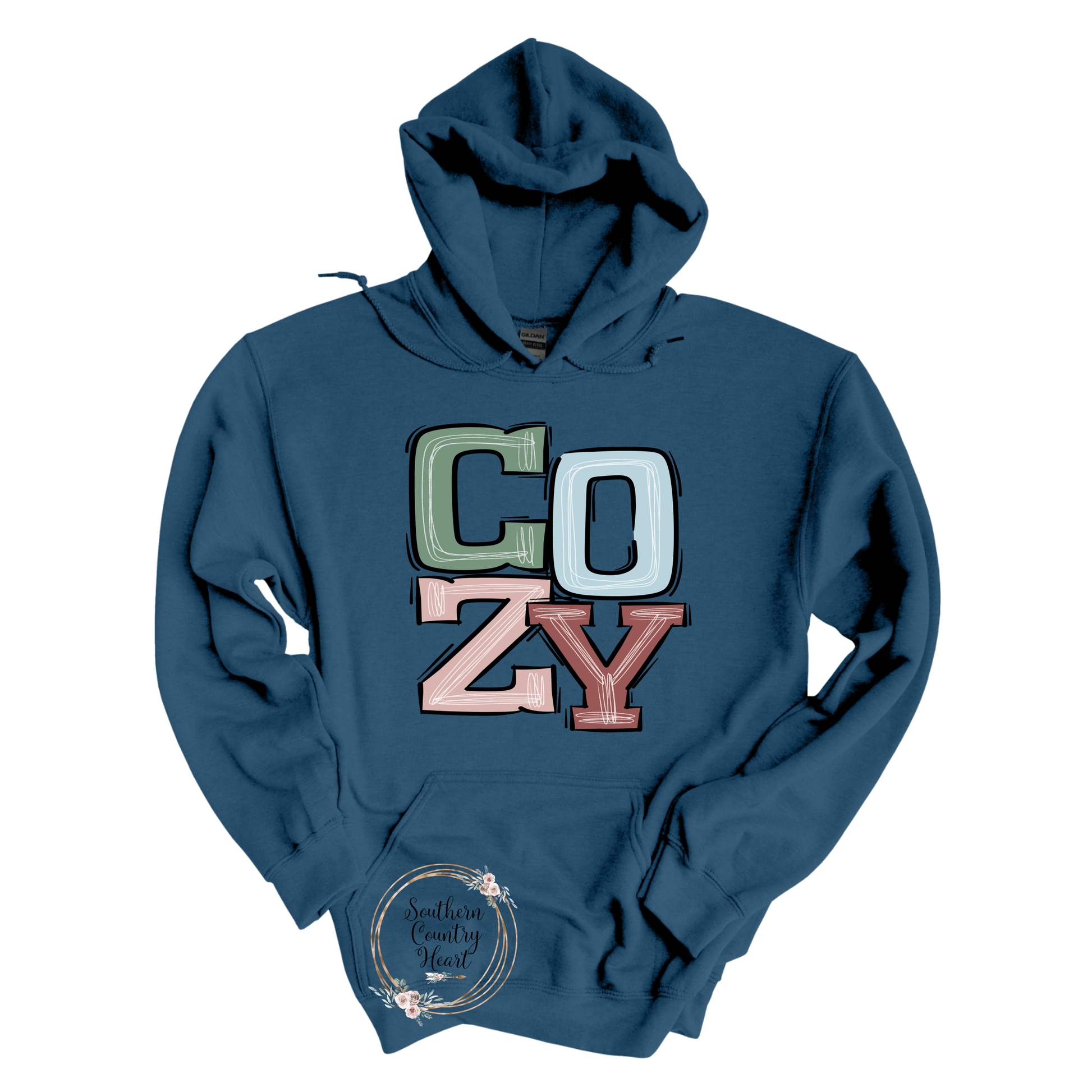 Boho Cozy Hoodie - southerncountryheart.com