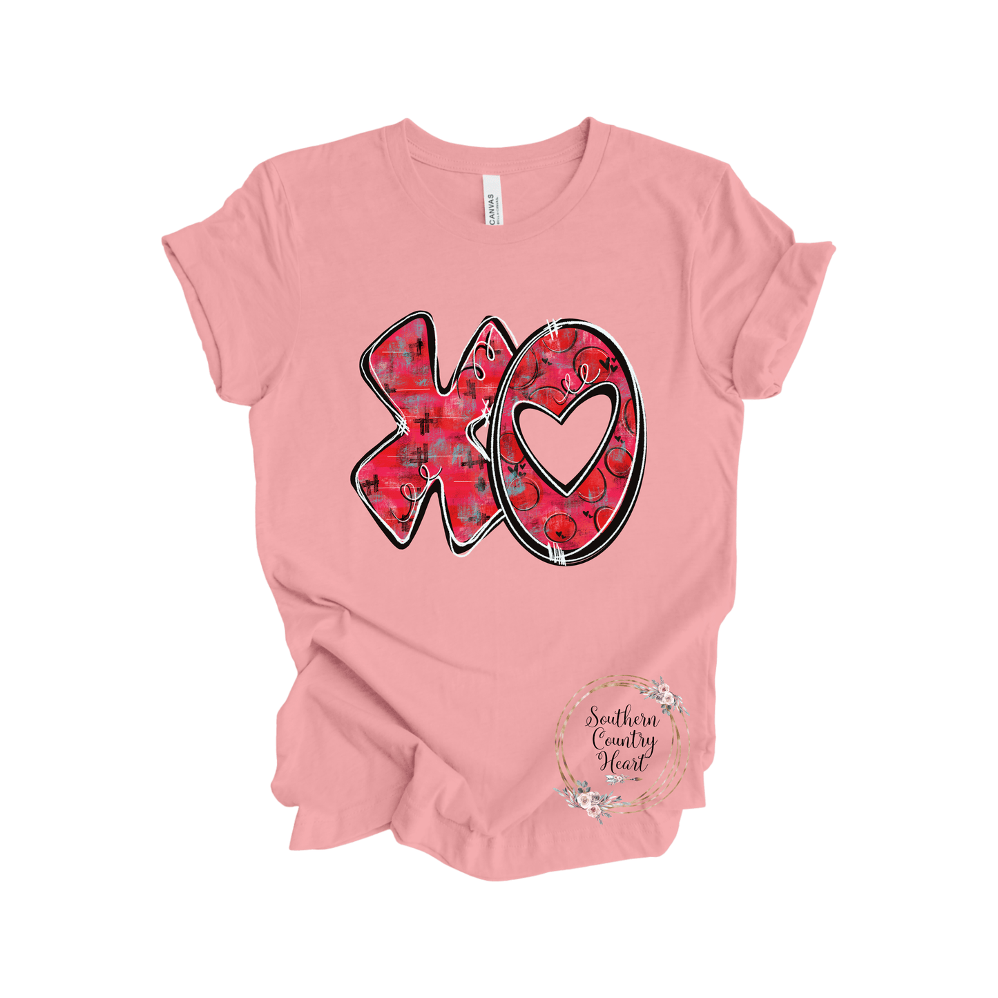Grunge XO Tee - Shirt - southerncountryheart.com