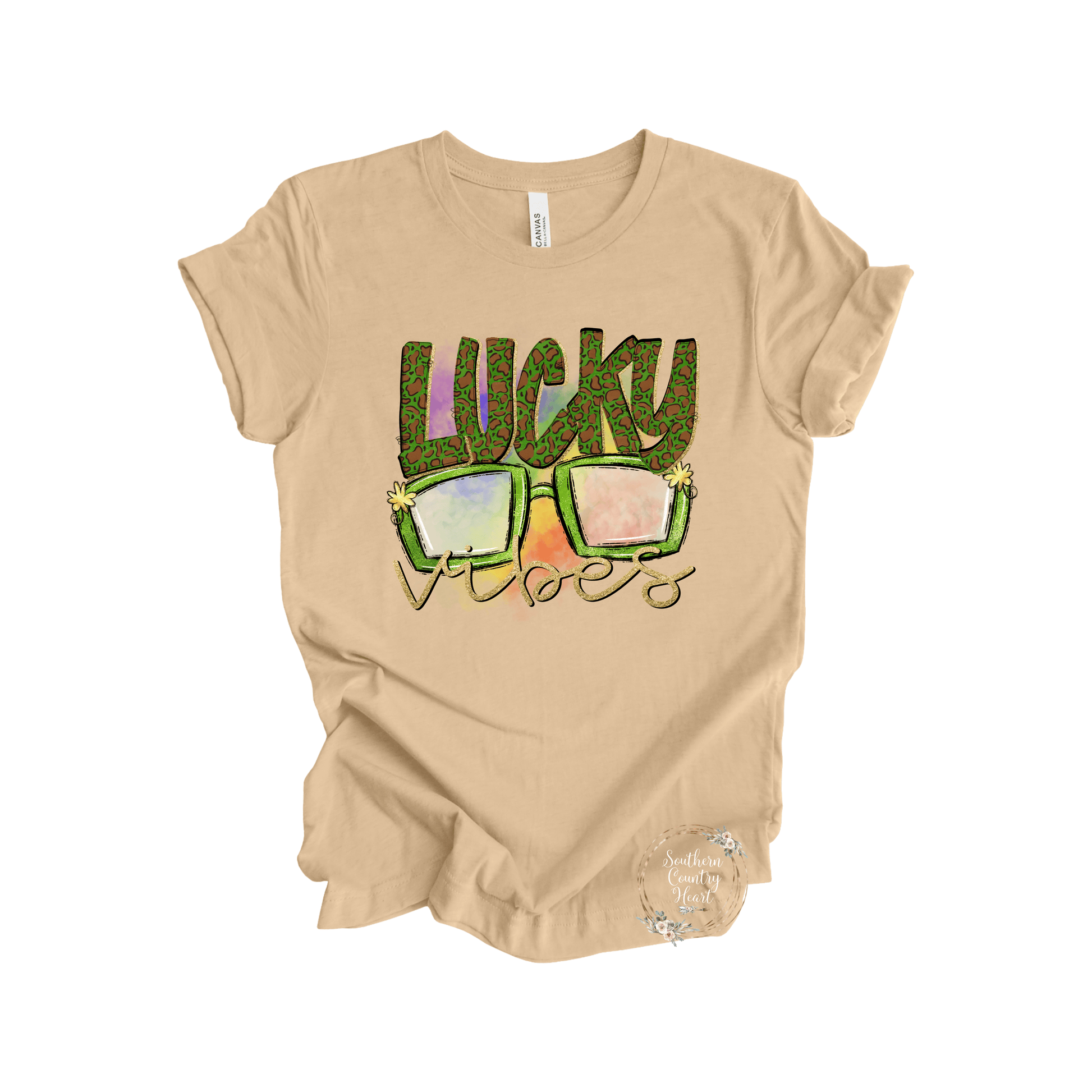 Lucky Vibes Tee - Shirt - southerncountryheart.com