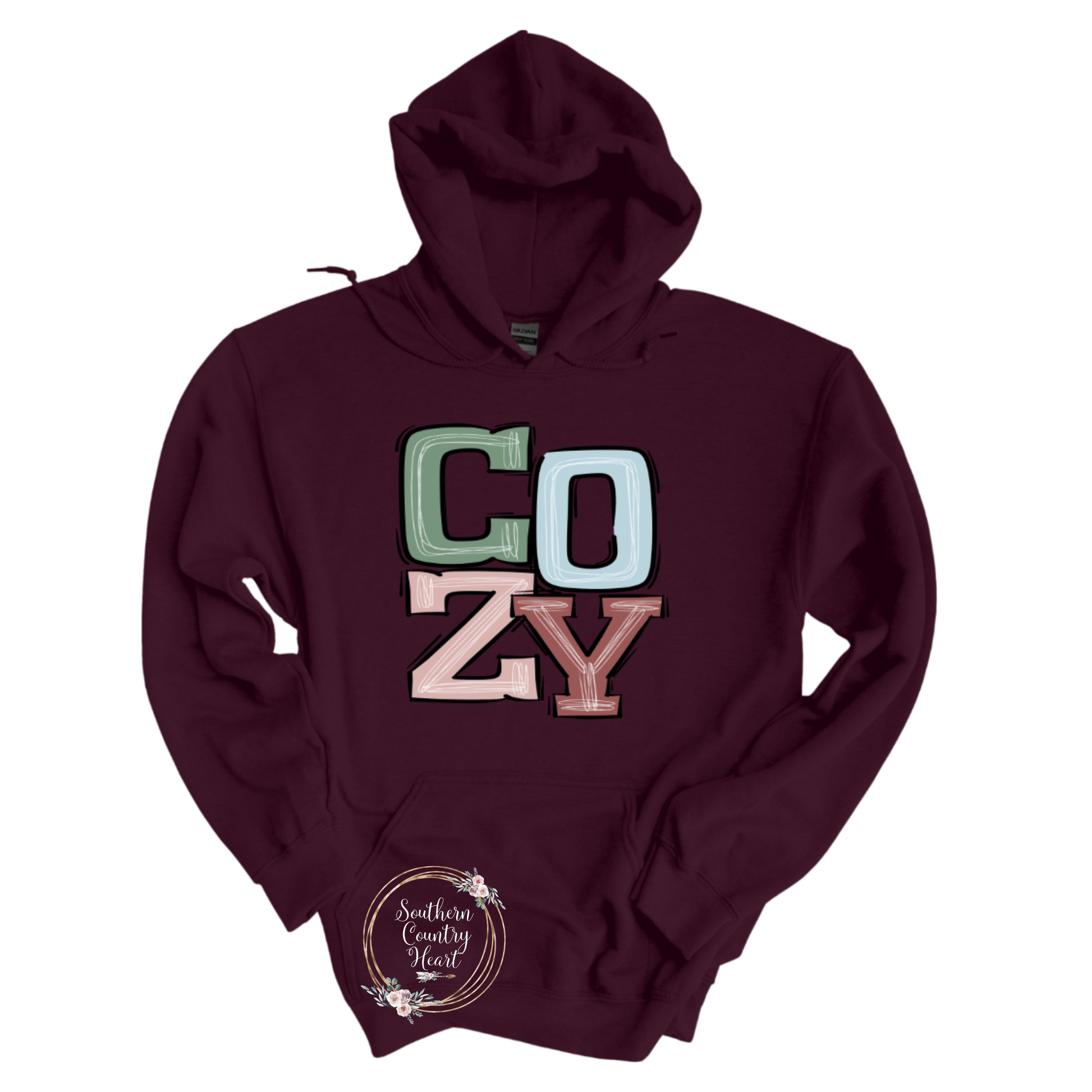 Boho Cozy Hoodie - southerncountryheart.com