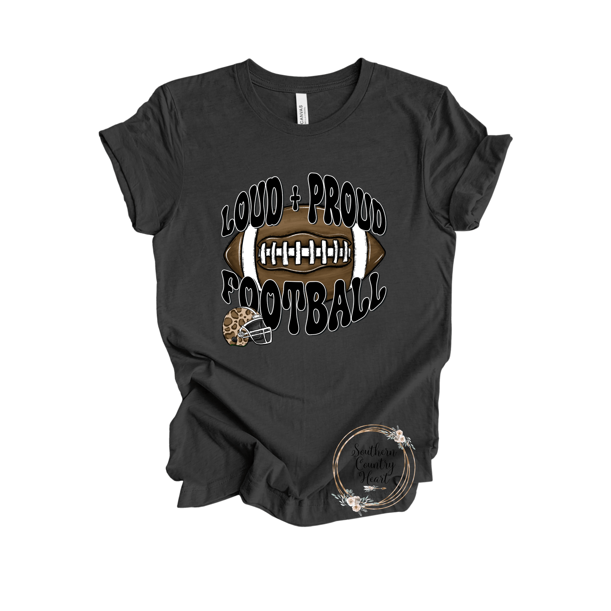 Loud & Proud Football Tee - Shirt - southerncountryheart.com